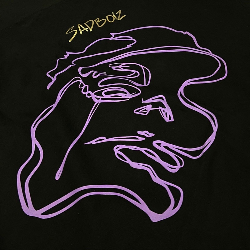 Áo thun SADBOIZ SAD STORY SS2 black/white-SADBOIZAINTCRY