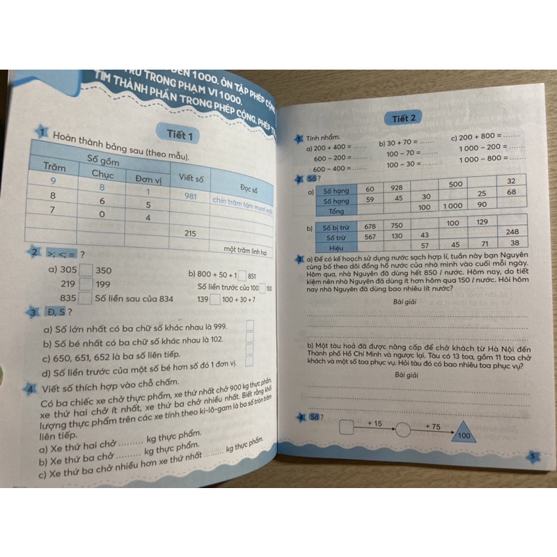 Sách - Luyện Tập Toán Lớp 3 Tập Hai