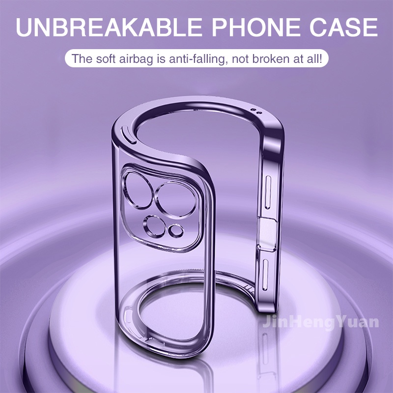 Ốp điện thoại silicon mềm trong suốt mạ điện sang trọng thích hợp cho iPhone 13 11 12 13 Pro XS Max XR 7 8 Plus