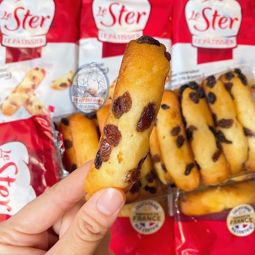 Bánh Bông Lan Mini Le Ster Nho Khô Pháp