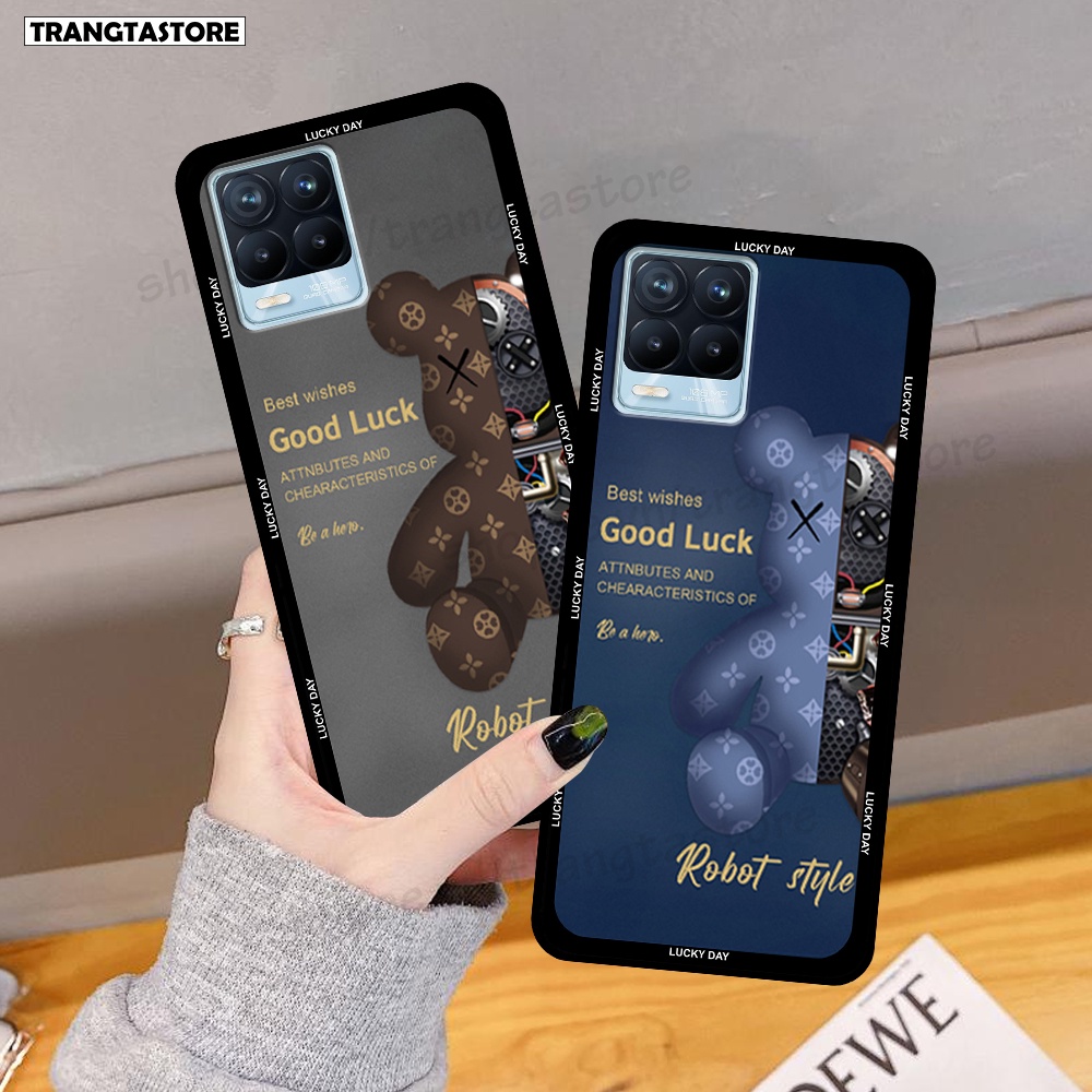 Ốp Realme 8 / 8 Pro in hình gấu Bearbrick,Mountain,xanh,đen,đỏ giá rẻ