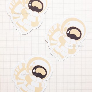 Sticker hình phi hành gia dùng trang trí sổ nhật ký, planner