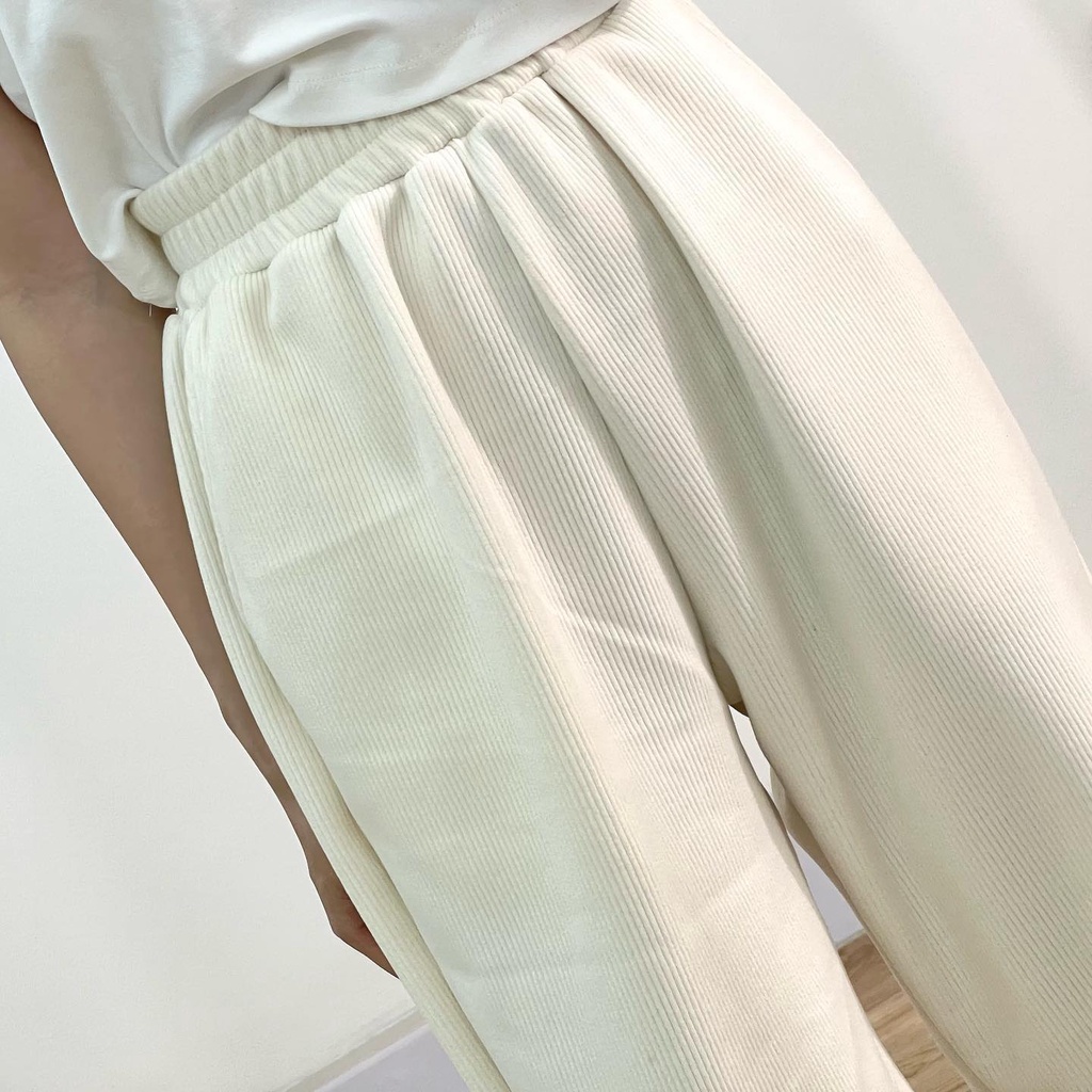 Quần jogger  tăm len bo chun hàng quảng châu Miho house