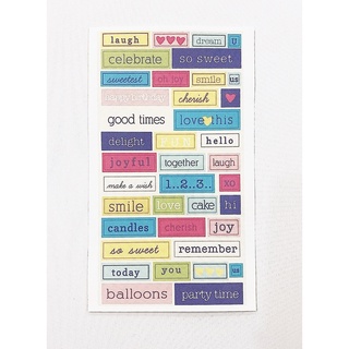[Nhãn dán] ⚡ Sticker trang trí chữ motivation