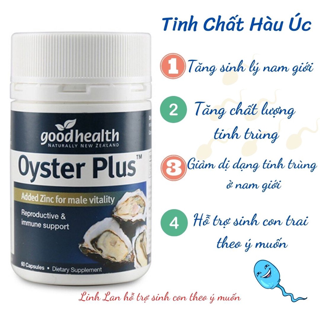 Tinh Chất Hàu Lùn Úc 60v