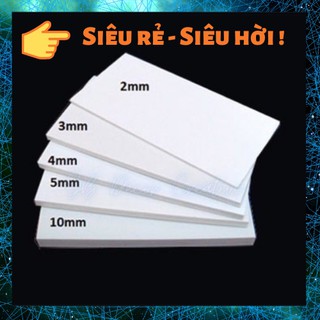 ( COMBO 2 TẤM) Bìa mô hình Fomex (20x30cm) Độ dày 2mm- 3mm / 5mm-8mm