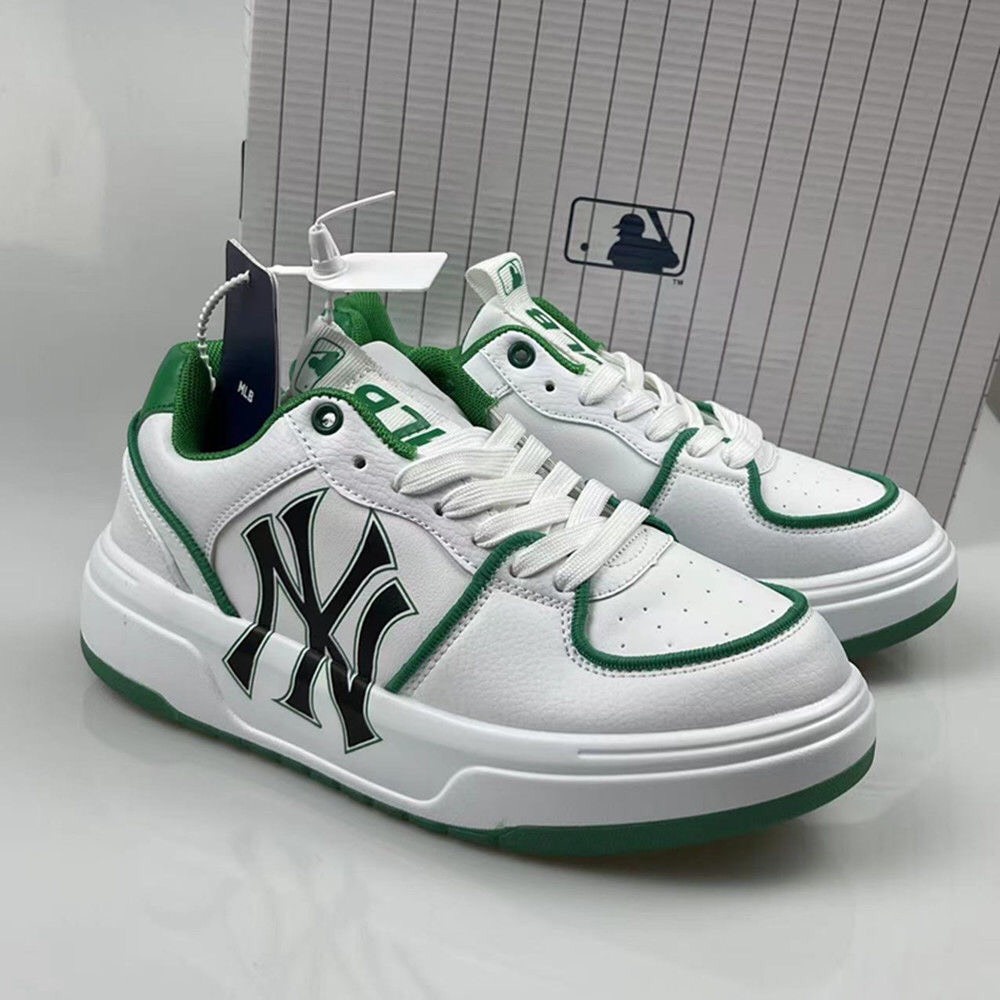 Giày sneaker MLB Chunky Liner NY New York Yankees Màu Xanh, Đen, La Cổ Thấp Cực Kỳ chất cho nam nữ dễ phối đồ