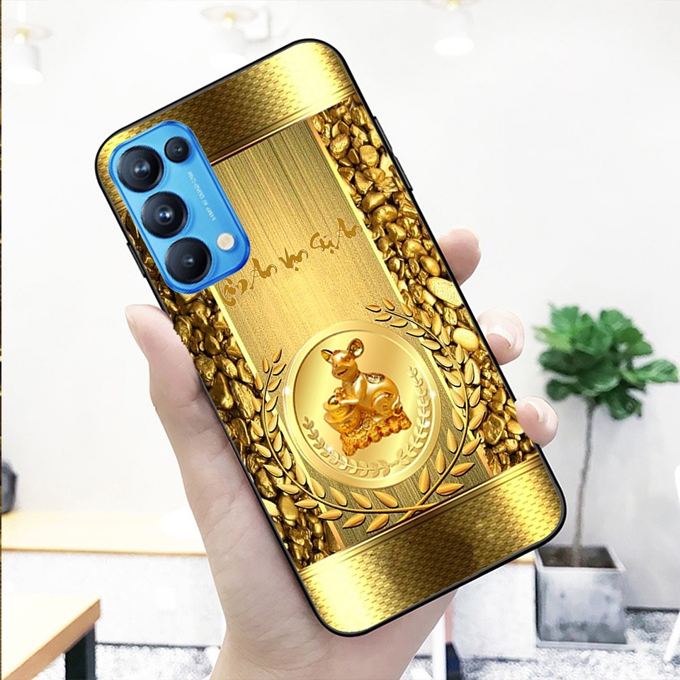 Ốp lưng kính cường lực Oppo Reno6 Reno6z Reno5 Reno4 in hình cao cấp- 12 con giáp- siêu hot.