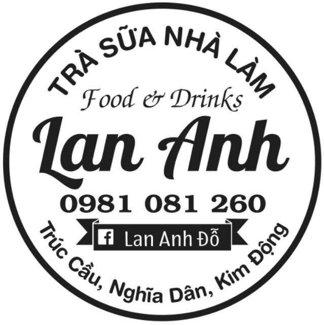 Tem decal dán ly trà sữa