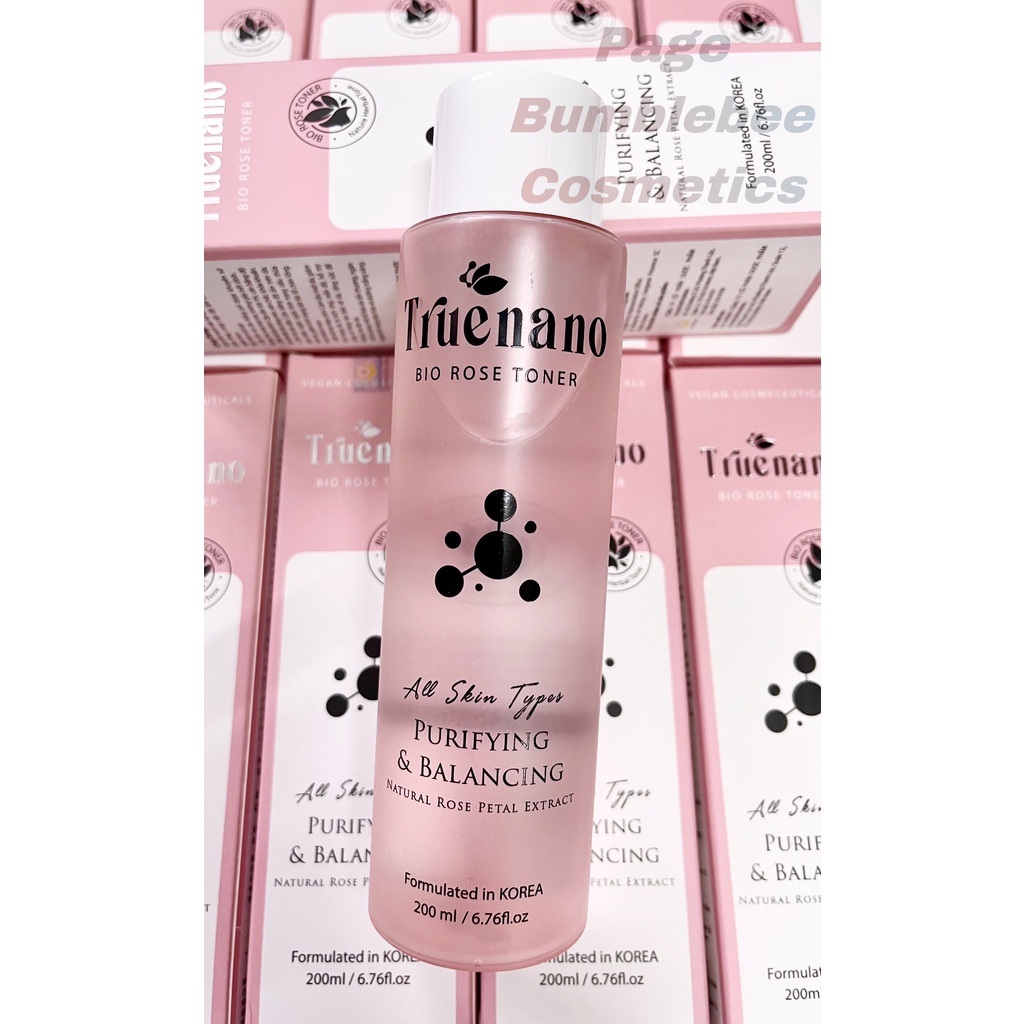 Nước Hoa Hồng  Truenano - Bio Makeup Remover 200ml