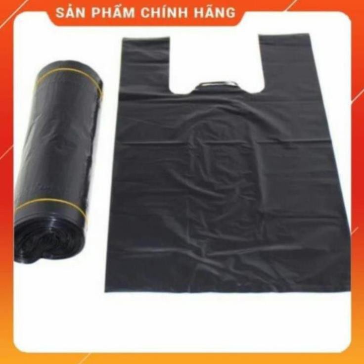 [TOP GIÁ RẺ] [1kg] Túi nilong đen hai quai Đen nhám , túi bọc xốp ,Xưởng Chai Lọ