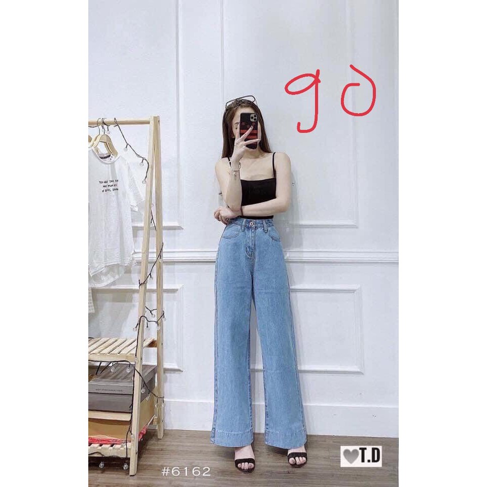 Quần baggy jean nữ trơn, thiết kế đơn giản, dễ mix , chất vải denim dày dặn, mềm, mang thoái mái,quần jeans Q_boutique