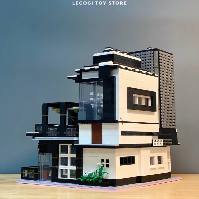 Đồ chơi lắp ghép Legogi QUÁN CAFE GREAT CAFE 4314 mảnh mô hình quán coffee trưng bày trang trí phòng quà tặng sinh nhật