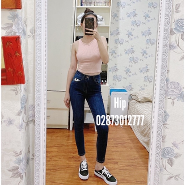 [XẢ KHO - GIÁ SỐC] Quần skinny 9 tấc trơn lưng cao (Híp shop) | BigBuy360 - bigbuy360.vn