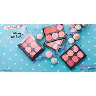 Phấn Má 6 Ô Odbo Color Harmony Blusher
