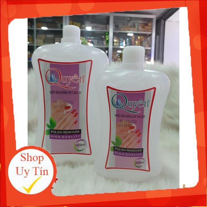 Nước rửa móng Quyên cao cấp  500ml - 1000ml