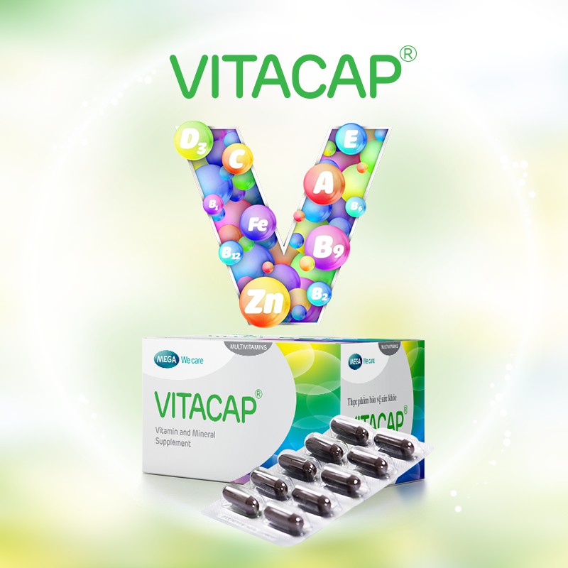 VITACAP - NẠP VITAMIN & KHOÁNG CHẤT A- Zn