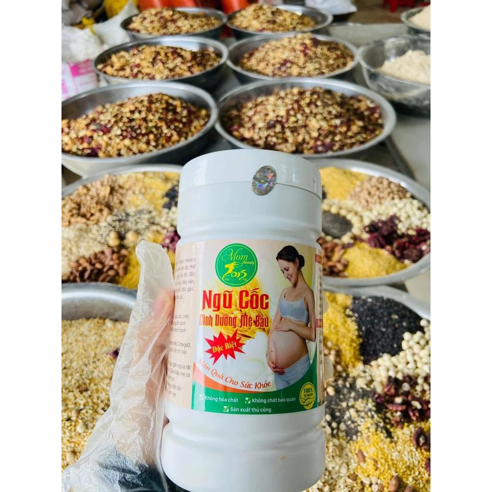 NGŨ CỐC MOMBEAUTY 25 LOẠI HẠT CAO CẤP - DINH DƯỠNG, BÀ BẦU, LỢI SỮA (500gr)