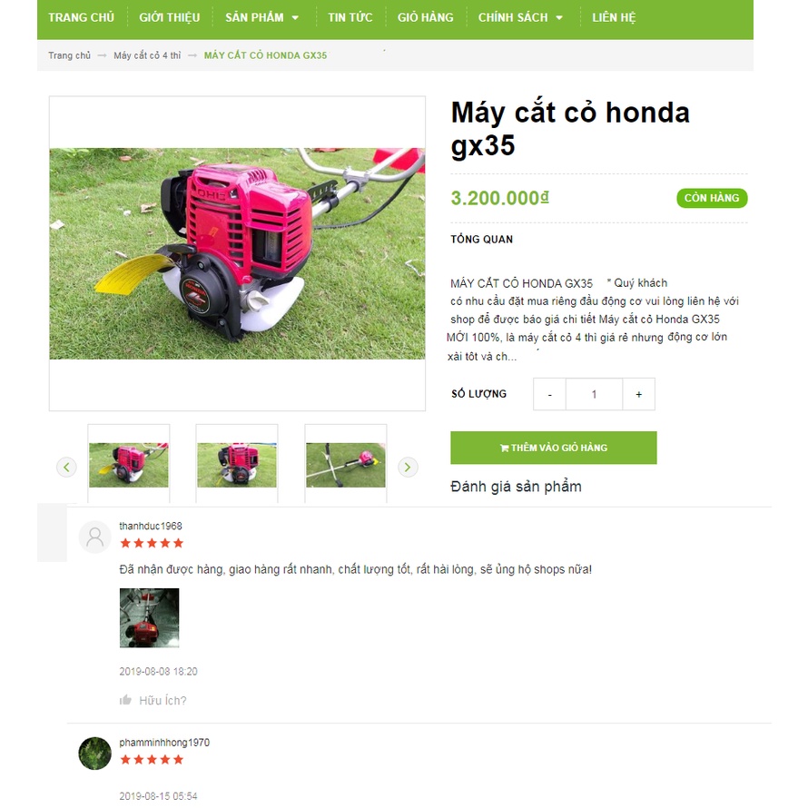 Máy Cắt Cỏ chính hãng HONDA GX35 - Made JANPAN