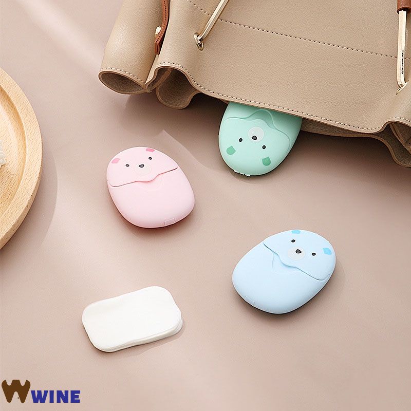 Hộp 50 xà phòng giấy mini dùng một lần chất lượng cao