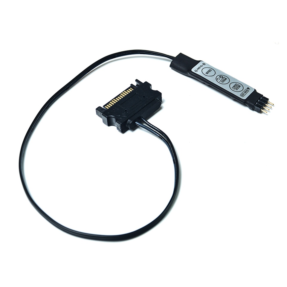 Cáp mở rộng 1/2/3/4 12V 4PIN RGB / 5V 3PIN ARGB Đầu nối dải LED ARGB Đầu nối cáp mở rộng cho CPU / Quạt