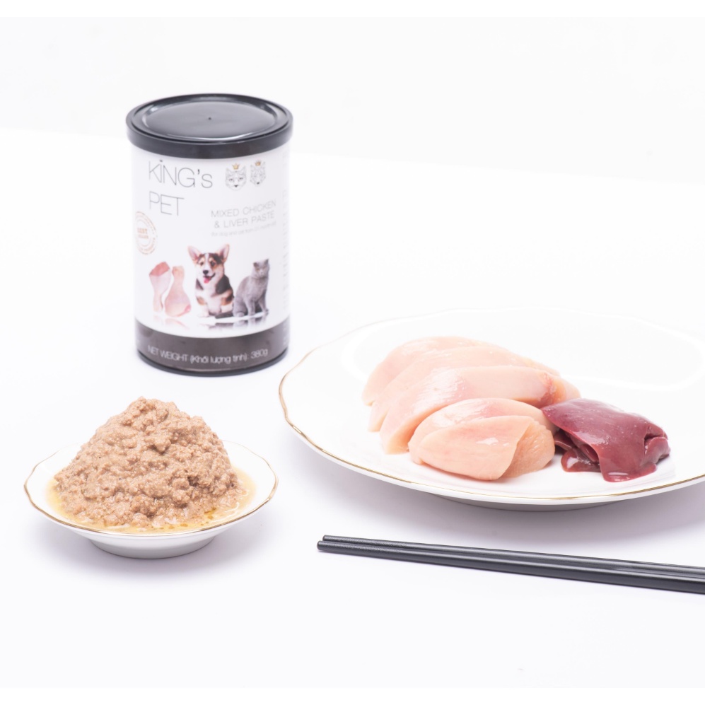 [Chính hãng] Pate lon King Pet 380gr cho mèo con từ 1 tháng tuổi