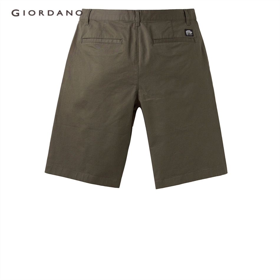 Quần short GIORDANO 13100202 chất vải co giãn thời trang trẻ trung năng động cho nam