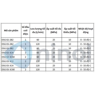 Van điện từ thủy lực Saintfon DSG
