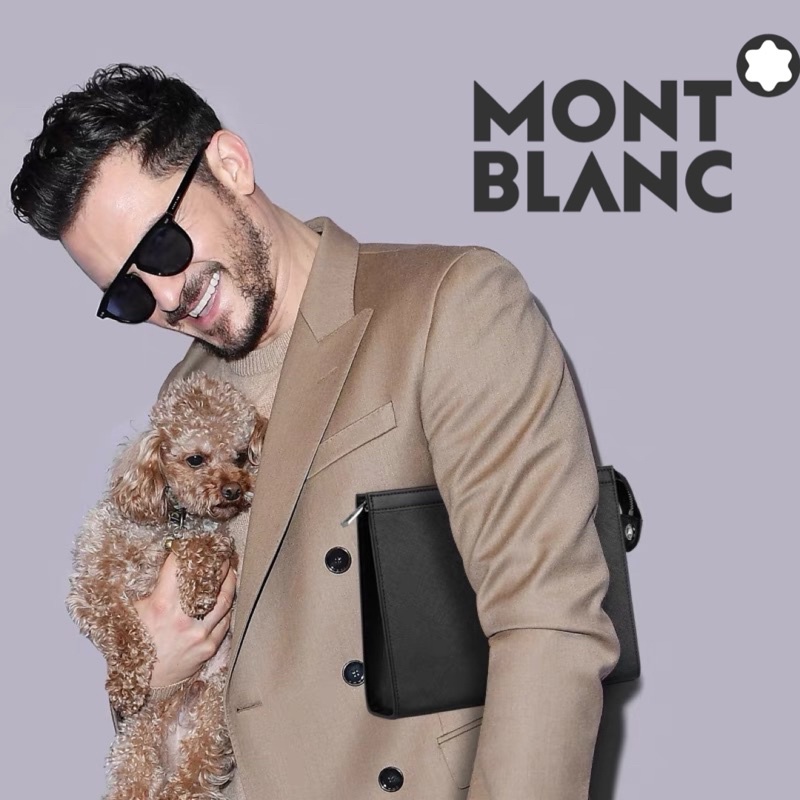 Ví cầm tay Montblanc da thật 02