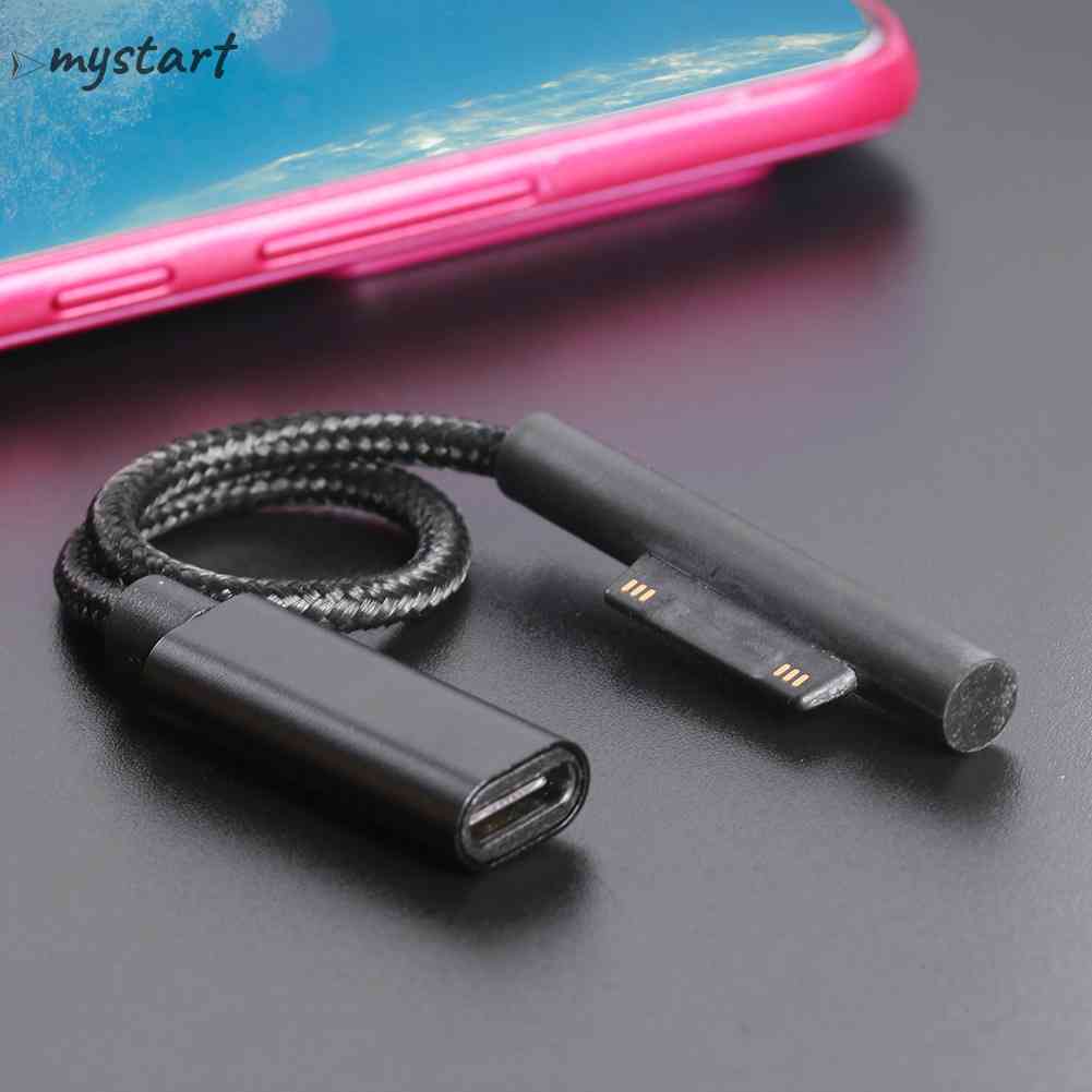 Cáp Chuyển Đổi USB Type C 65W PD Cho Microsoft Surface Pro 5