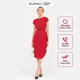 Đầm nữ tùng phối bèo thanh lịch GUMAC DB719