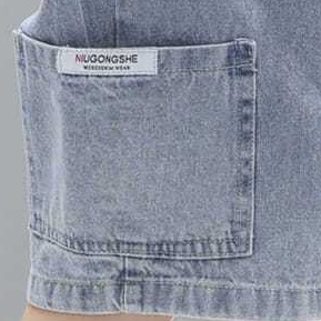 Quần Short Denim Mỏng Phong Cách Mới Cho Bé Trai