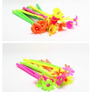 Combo 3 Bút Bi Nước Hình Bông Hoa.
