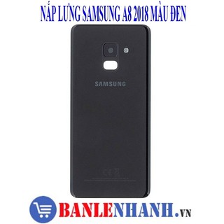 [HÀNG SIÊU CHẤT,GIÁ SẬP SÀN] NẮP LƯNG SAMSUNG A8 2018 MÀU ĐEN