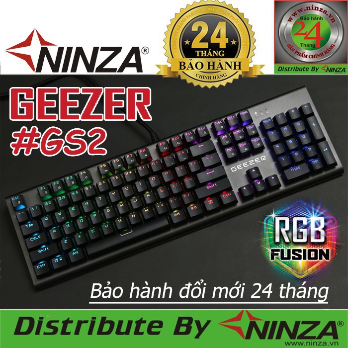 Bàn phím cơ Gezzer Gs2 led RGB thumbnail