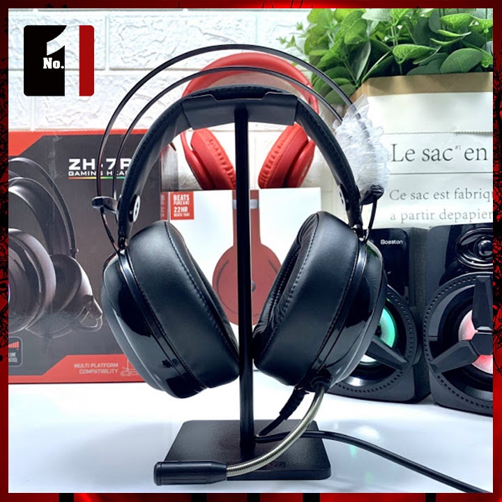 Tai Nghe Chụp Tai Máy Tính Có Mic ZIDLI ZH7-RB Led Rgb Tai Nghe Headphone Gaming Vi Tính Laptop Pc Có Dây