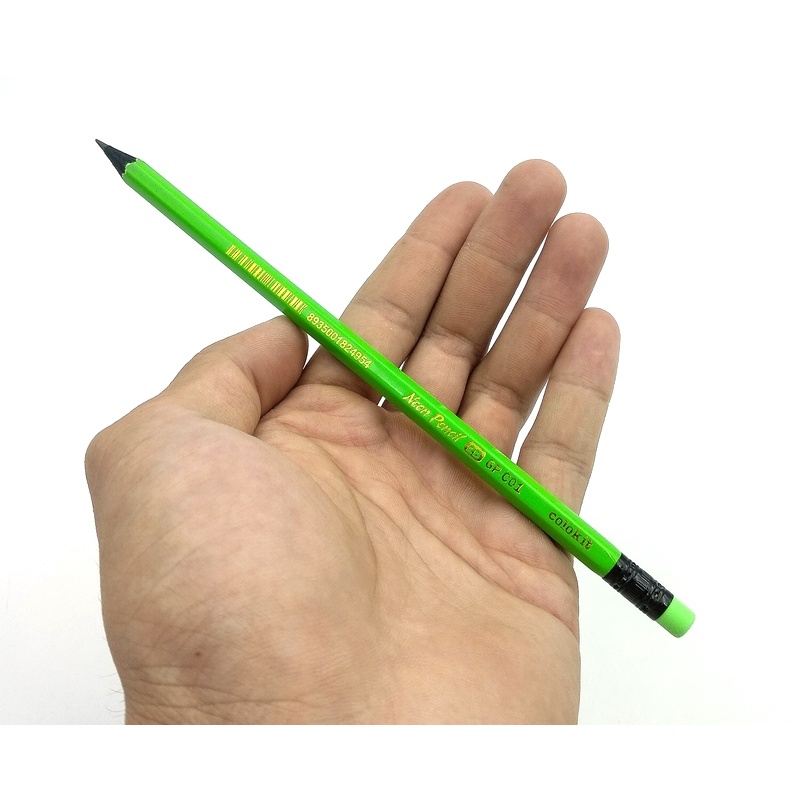 Bút Chì Gỗ 2B Neon Pencil - Colokit GP-C01 (Mẫu Màu Giao Ngẫu Nhiên)