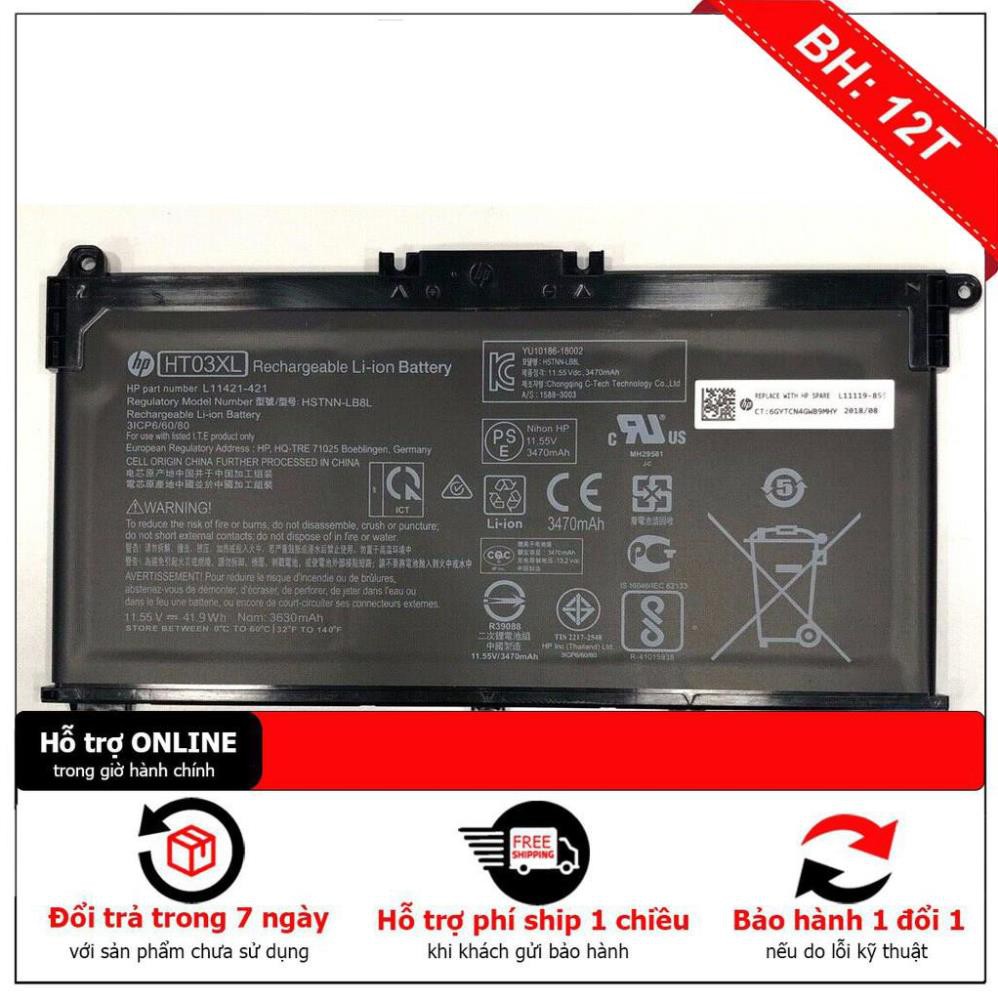 Pin laptop HP HT03XL Battery HSTNN-IB8O L11421-1C1 L11119-855 HSTNN-UB7J,14-CE0014TU 14-CE0000,14-CF 15-CS 17-CA