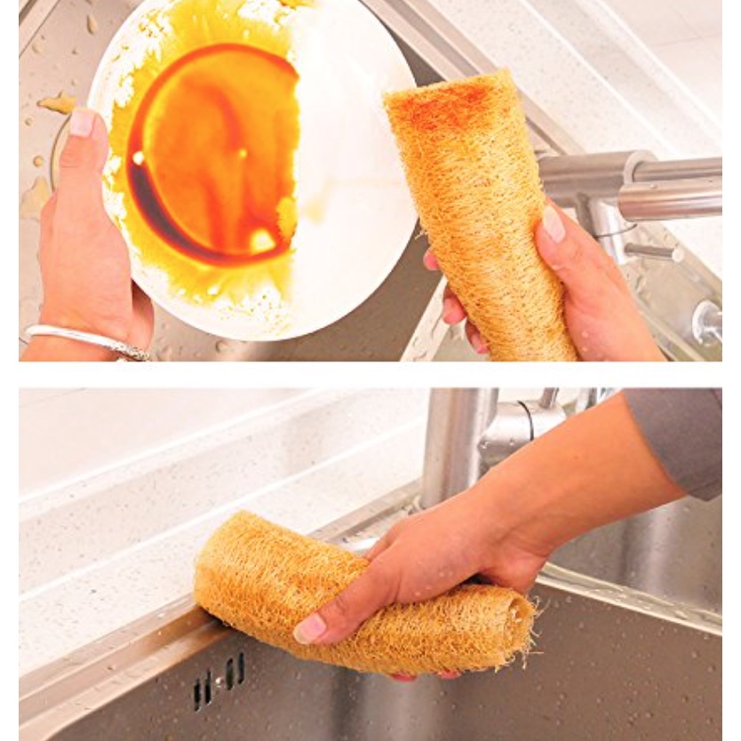 Combo 5 khúc rửa chén xơ mướp mềm, xài bền/Hàng tuyển chọn từng trái