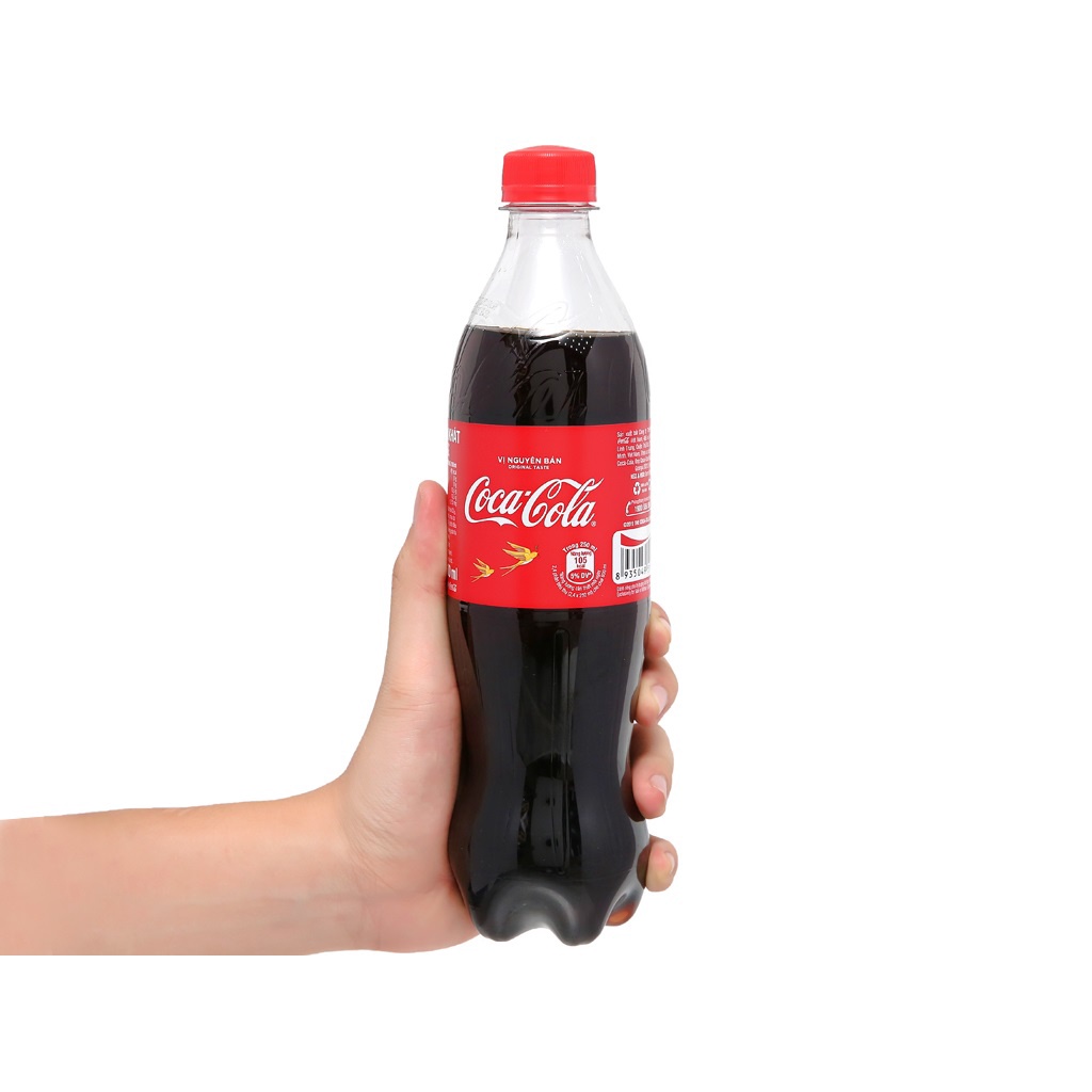 Lốc 6 chai Nước Ngọt Có Gas Coca Cola Soft Drink Chai Nhựa PEP 600ml Date Luôn Mới