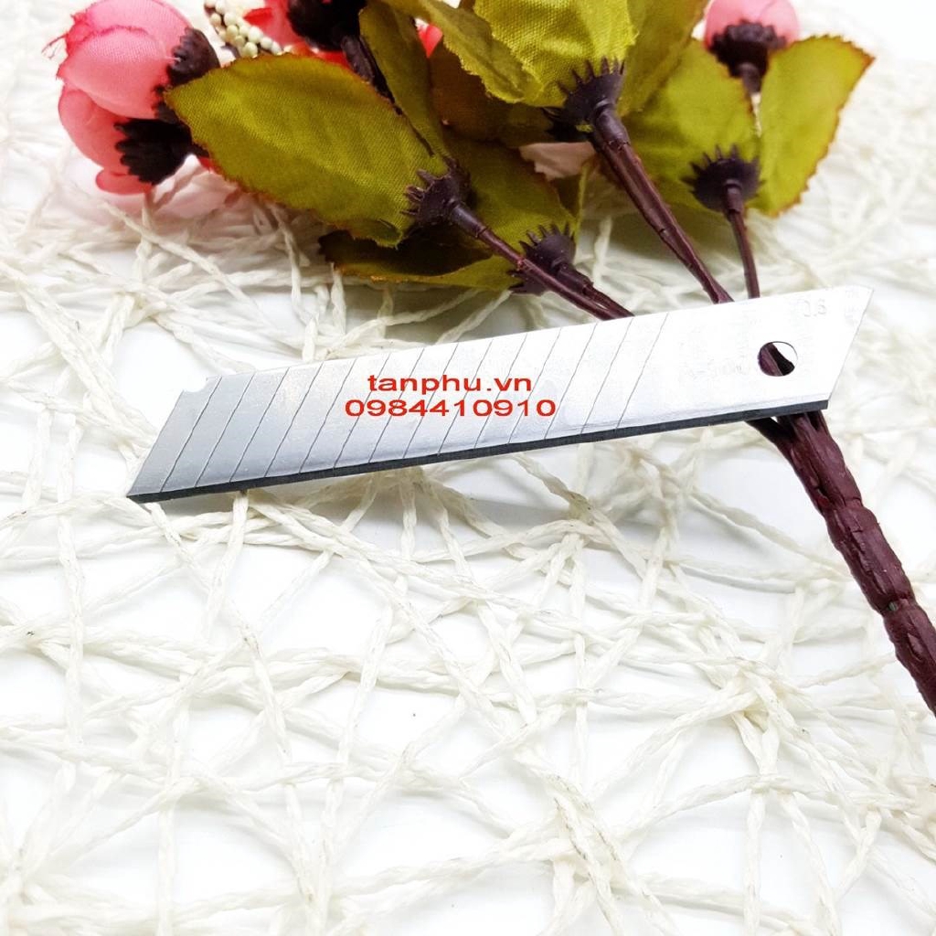 BỘ 10 LƯỠI DAO RỌC GIẤY KAPUSI_TRẮNG K8770