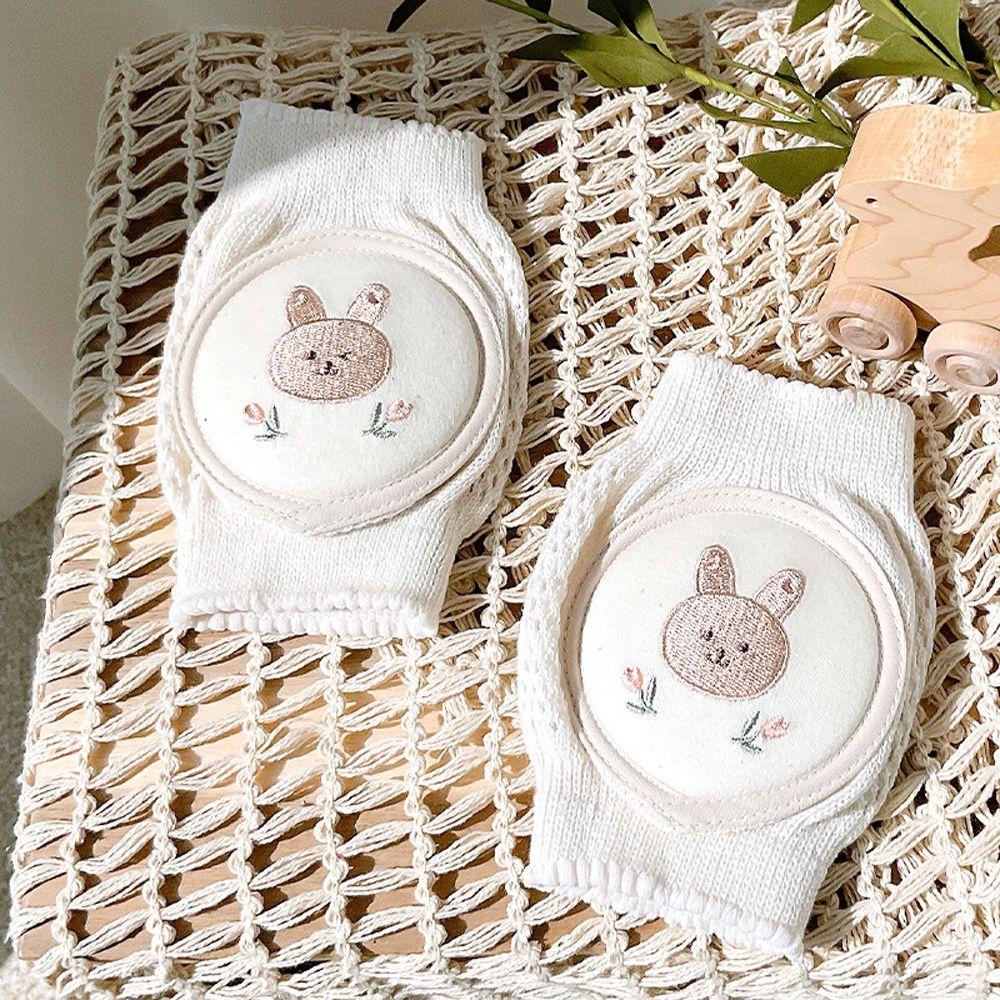 Miếng Đệm Bảo Vệ Đầu Gối Bằng Cotton Hình Thỏ Dễ Thương Cho Bé
