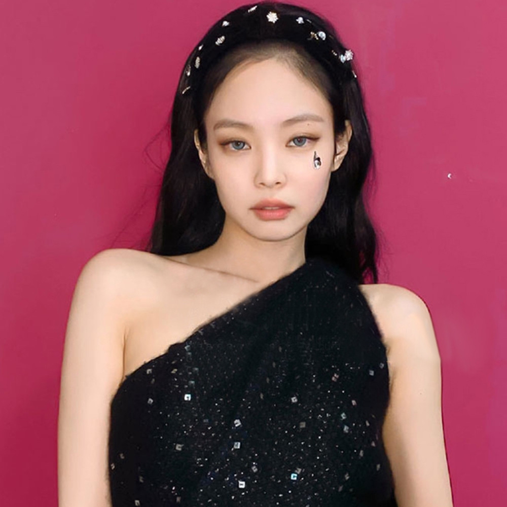 Băng Đô Nhung Đính Đá Lấp Lánh Phong Cách Retro