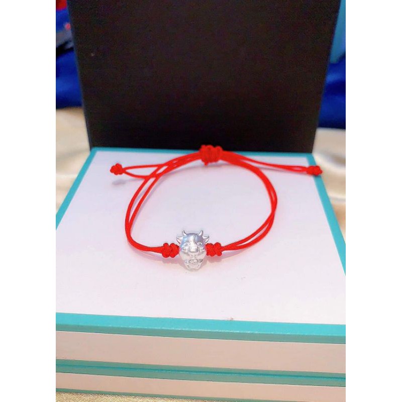 VÒNG CHỈ ĐỎ CON TRÂU BẠC MAY MẮN NĂM MỚI TÂN HỢI 2021