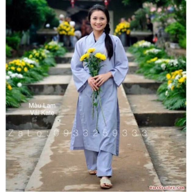 Đồ Lam Đi Chùa # Áo Tràng # Nam Nữ - Đồ lam đi chùa  - Set lam Phật tử  - Huỳnh Gia
