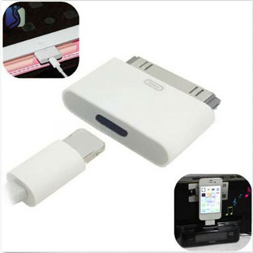 Yy 8 Pin Female to 30 Pin Male Adapter for iPhone 4/4S iPad 2/3 @VN