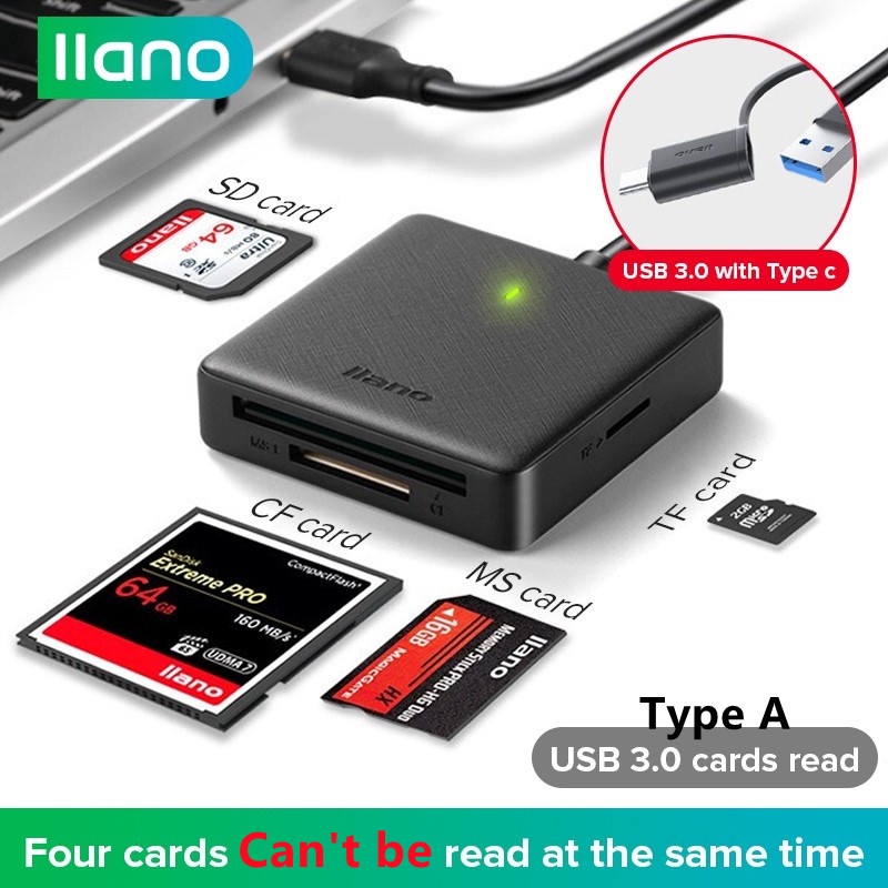 Đầu Đọc Thẻ Nhớ sd / tf / cf / ms 4 Trong 1 Đa Năng