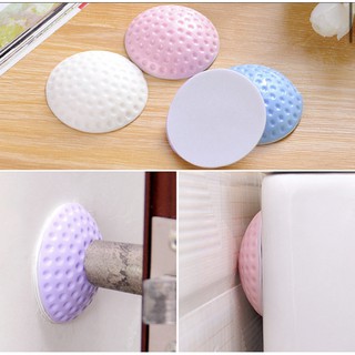 Miếng cao su tròn chặn cửa dán tường chống cửa va đập