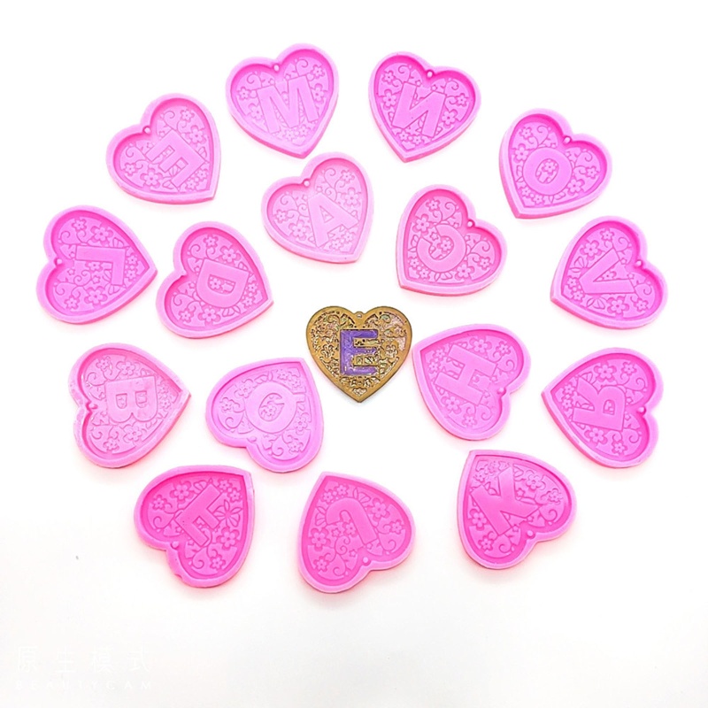 Sa Khuôn Silicon 26 Chữ Cái Làm Móc Khóa