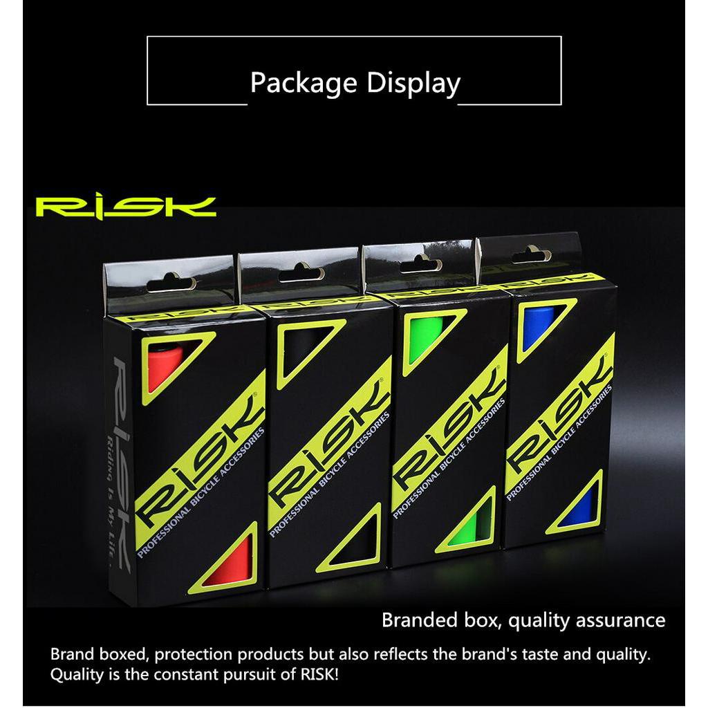 Set 2 Bọc Tay Cầm Xe Đạp Bằng Silicon Mềm Mại Chống Trượt Siêu Nhẹ